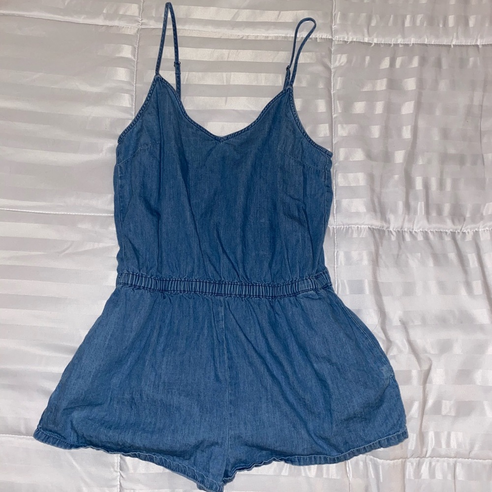 Forever 21 Denim Romper